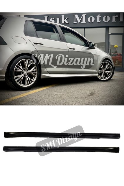 Volkswagen Golf 7-7.5 Aero Yan Marşpiyel 2012-2020 Plastik Boyasız Golf Yan-marşbiyel-ek