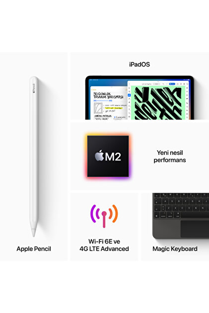 Apple 12.9-inch iPad Pro Wi?Fi + Cellular 1TB - Space Grey