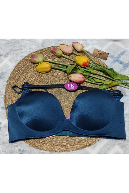 Laser Cut Bra with EL Support, Polka Dot Pattern.