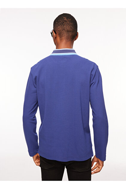 VERSACE JEANS COUTURE Lacivert Erkek Polo T-Shirt 75GAGT04CJ01T238