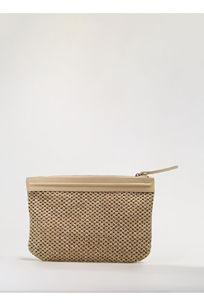 Fabrika Bej Kadın 28x20x2 cm Portföy STRAW-TOBONI - Fiyatı, Yorumları