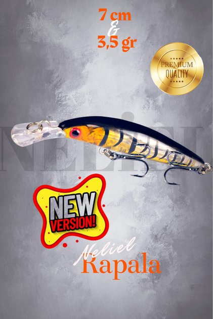 7cm 3,5gr Minnow, Lures, Sahte Balık, Rapala,Suni Yem,Maket Balık,Levrek,Turna,Alabalık,Yayın balığı