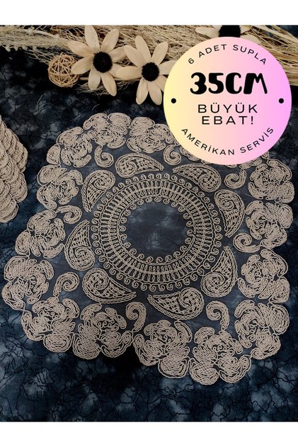Placemat, Coffee Placemat Set of 6, 6 items Placemats, Set of 6 Plate Mats