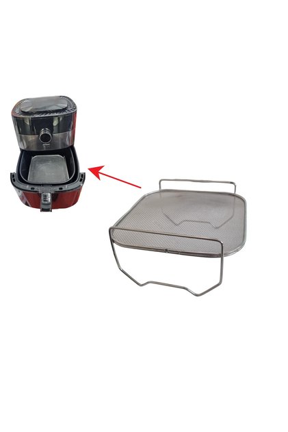 Arzum Ar2074-G XL Airfryer Compatible Hot Air Fryer Wire Cage to Prevent Oil Splashing