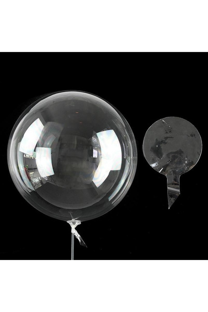 TRANSPARENT BALLON 20 INCH (About 50 cm) 3 Pieces of Multi-Purpose Balloons That Can Be Embellished Inside