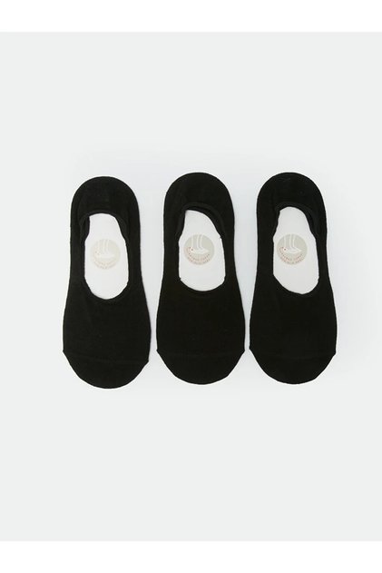 Women's Plain Ballerina Socks 3-Pack