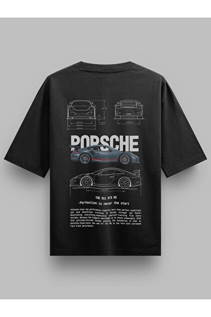 WooWoo Porsche 911 GT3 RS Oversize Tshirt - Fiyatı, Yorumları
