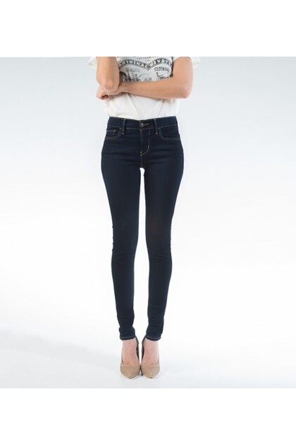 LE 710 SUPER SKINNY Women's / Girls' Navy Jeans
