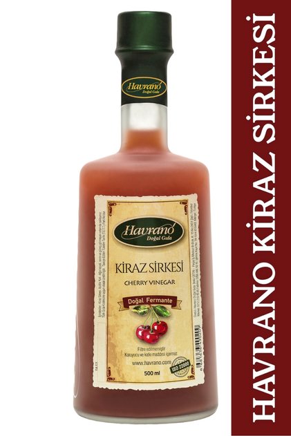 %100 Doğal Fermente Kiraz Sirkesi 500 Ml
