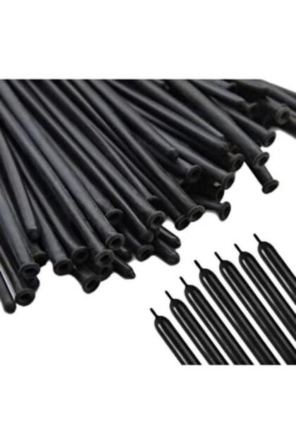 Black Color Sausage Balloon 12 Pieces