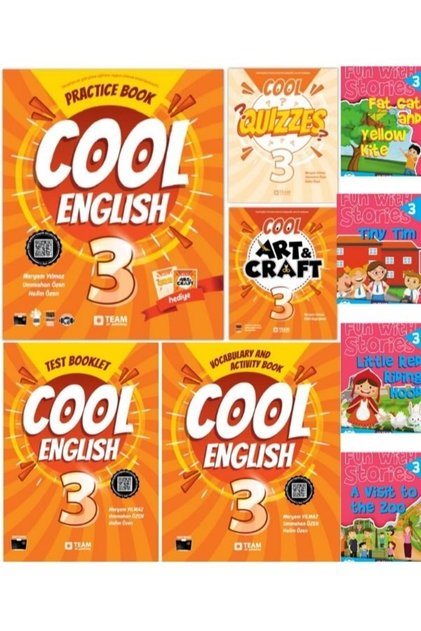 Cool English 3. Sınıf 3lü Set *practice Book, Vocabulary And Test Booklet +Fun With Stories 3