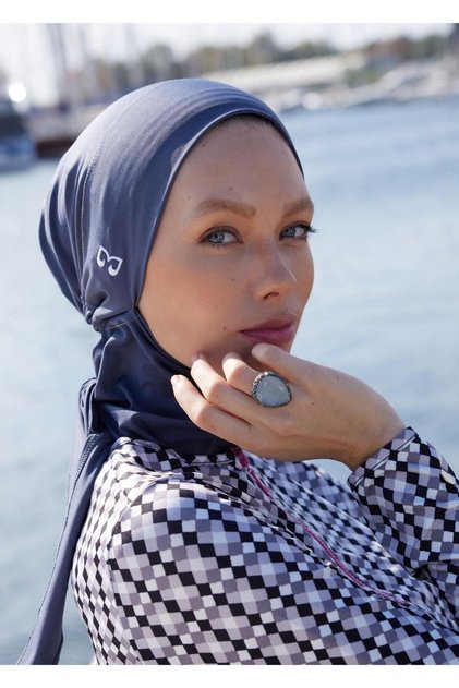قبعة بحريه حجاب - أنثراسيت