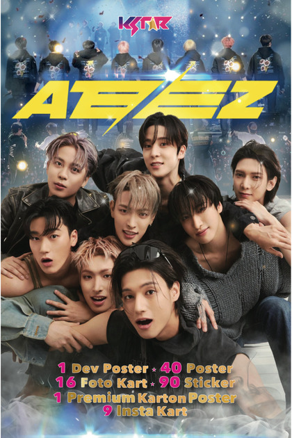 KSTAR Ateez Promo Albüm (POSTER - STİCKER - FOTOKART) Kpop