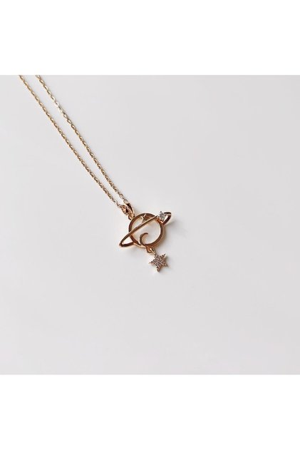 Saturn 0.2 Steel Necklace |   Steel Necklace