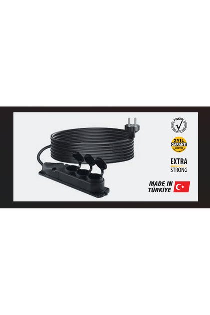 UZATMA KABLO 2,5*20 METRE 3 LÜ GRUP PRİZ