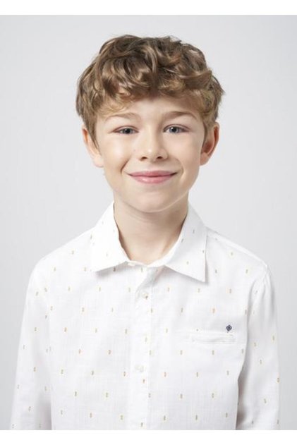 Boy's White Shirt 06123-032