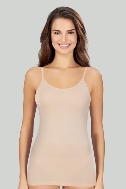 Cotton Women's Undershirt with Rope Straps 2 Pack