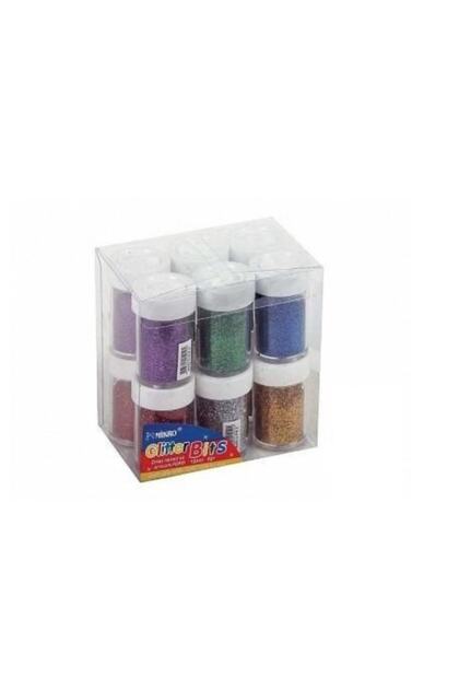 Rubenis Salt Shaker Mixed Color Powder Glitter 12 Pcs
