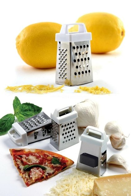 Paslanmaz Çelik Pratik Mini Mıknatıslı Rende Limon, Sarımsak Ve Zencefil Rendesi