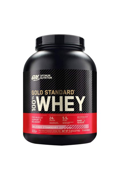 Optimum Gold Standard Whey Protein Powder 2273 Gr - Strawberry