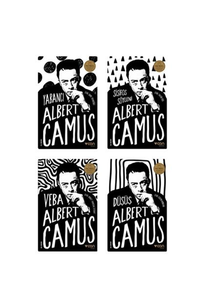 Can Yayınları Albert Camus 4 Kitap Set Sisifos - Yabancı - Veba