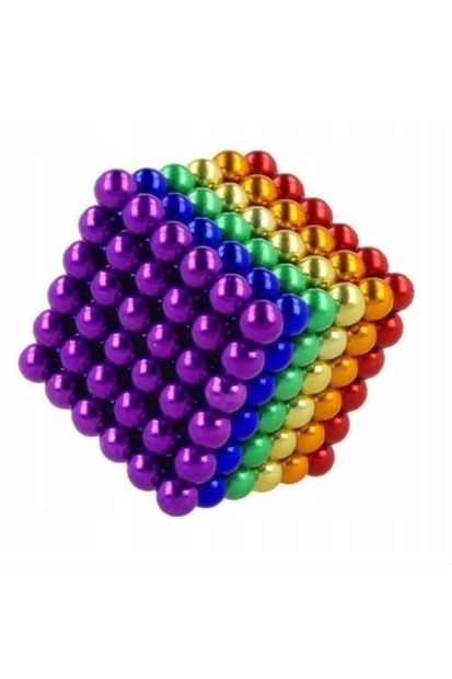 Medilix 6 Farklı Renkli Sihirli Manyetik Toplar Neodyum Mıknatıs 216 Pcs - 2