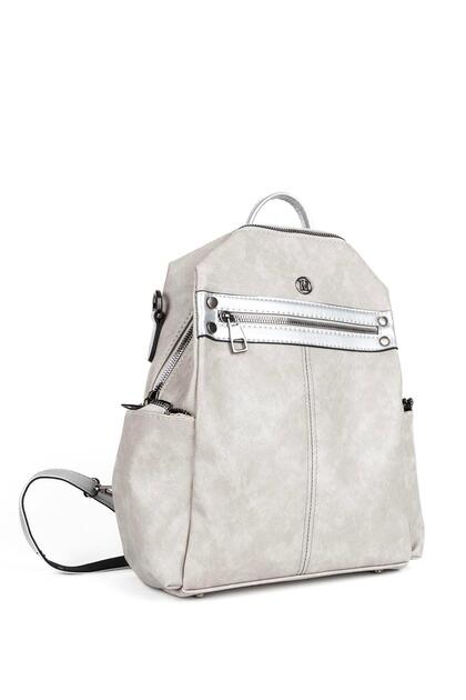 Bag Women's Hand, Shoulder and Backpack Madame Vera Mv075 Gray