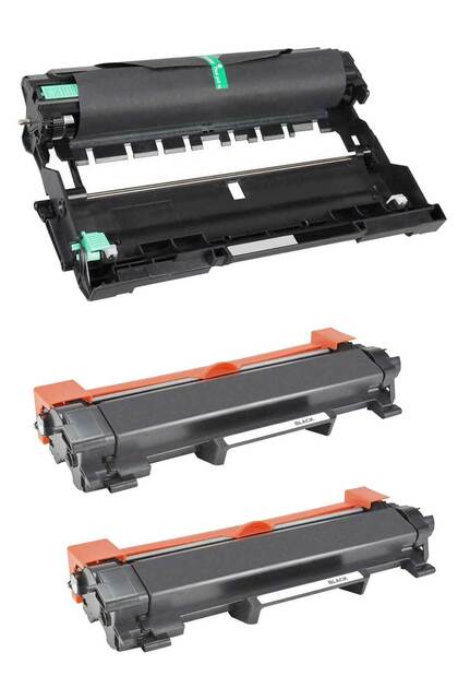 ekoset Brother MFC-L2716dw Muadil Drum Ünitesi ve 2'li Toner Seti