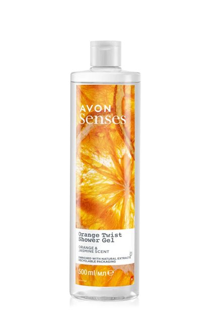 Senses Orange Twist Orange and Jasmine Scented Shower Gel 500 Ml.