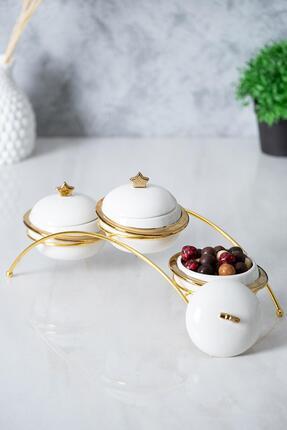 ACAR PORJ-05226 FELIX COLLECTION METAL STANDLI 3LÜ BAHARAT SETİ
