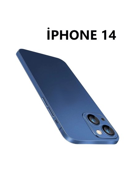 Ultra Thin Translucent Case Compatible with iPhone 14 Matte Surface Minimalist Cover with Anti-Dirty Camera Protection