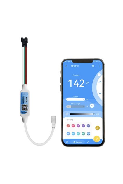 Sp621e Mini Bluetooth Argb Pixel Led Kontrol - Led Kontrol Modülü - Adreslenebilir