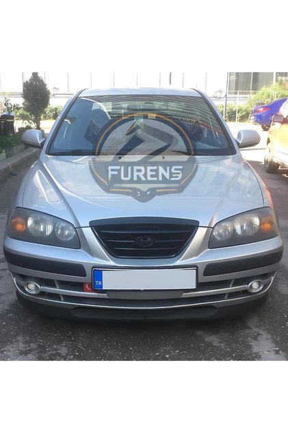 Hyundai Elantra 2002-2007 Uyumlu H lip Esnek Ön Lip 2 Parça Karlık Ön Ek Tampon Altı Dil