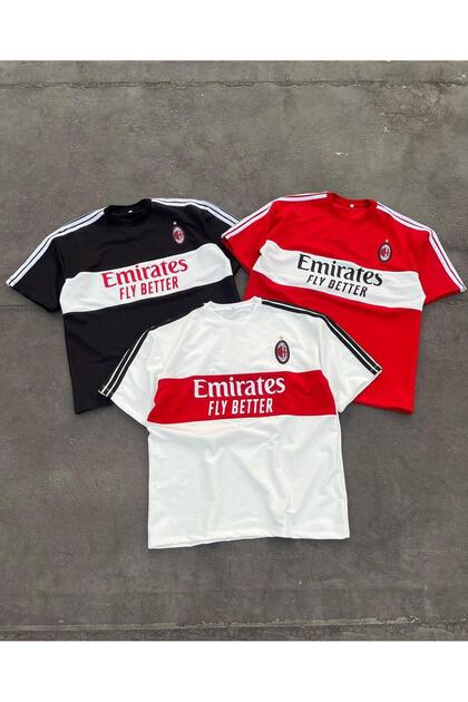 Set unisex Emirates cu imprimeu de 3 piese, tricou cu mânecă scurtă , 100% bumbac% tricou