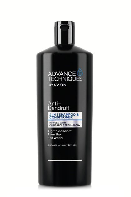 Advance Techniques 2 Pack Anti-Dandruff - 1 in 1 Shampoo and Conditioner 700 Ml