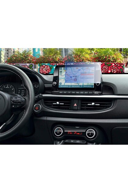 كيا بيكانتو 8 بوصة واقي شاشة الوسائط المتعددة نانو شفاف