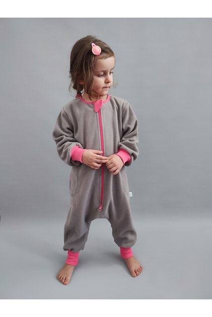 Long Sleeve Winter Micro Fleece Girl Child Baby Sleeping Bag 18-22 Degrees