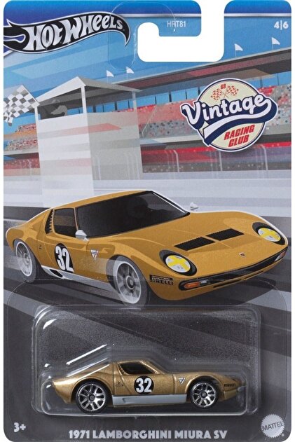 HOT WHEELS Vintage Arabalar Özel Seri 1971 Lamborghını Mıura Sv