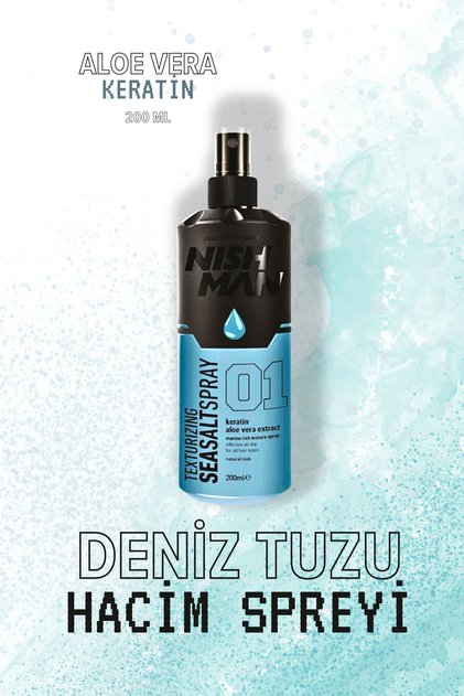 Hacim Ve Dolgunluk Veren Deniz Tuzu Saç Spreyi 200 ml