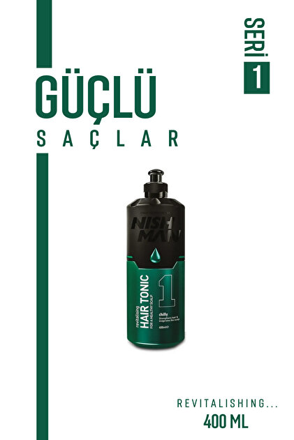 NISHMAN Saç Tonik / Kök Güçlendirici Arjinin Içerikli 200 ml