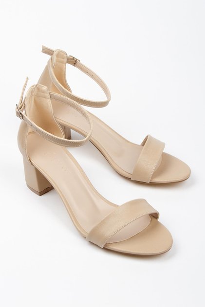 Large Size Heeled Single Strap Casual Shoes
