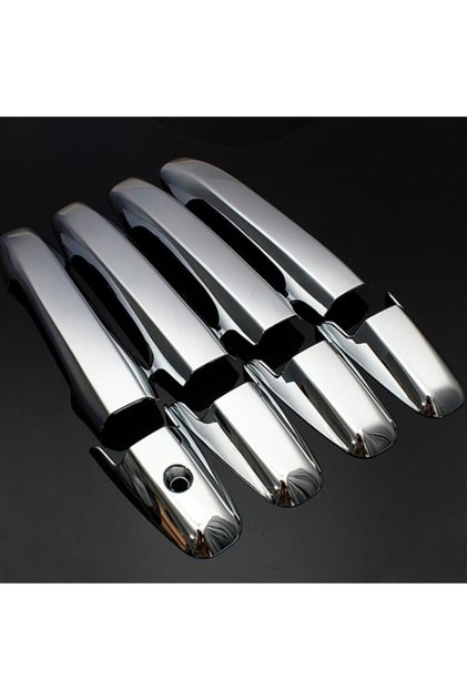 Honda Civic 2007-2012 Uyumlu Paslanmaz Çelik Krom Kapı Kolu 4 Kapı