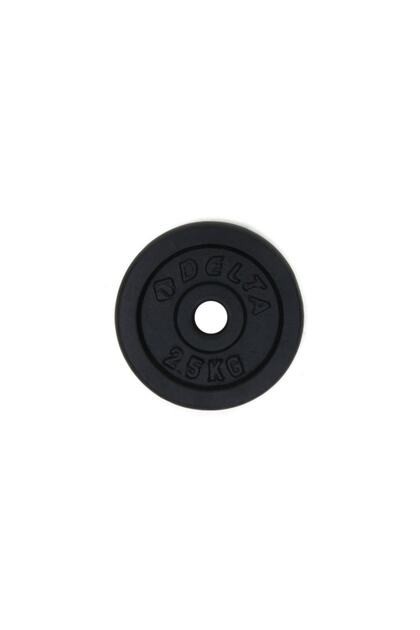 25,4 Mm Çapında Barlarla Kullanıma Uygun 2,5 Kg X 2 Adet Toplam 5 Kg Siyah Döküm Plaka Ağırlık