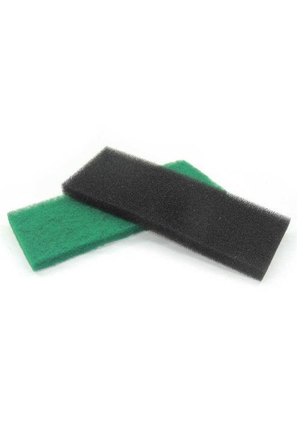 Xy-1810 Siyah-yeşil-mavi Çift Filtre Süngeri 32x12x2 Cm