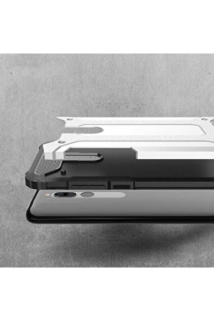 Dijimedia Xiaomi Redmi 8 Uyumlu Siyah Armor Hybrid Ultra Koruma Zırh Kılıf - 4