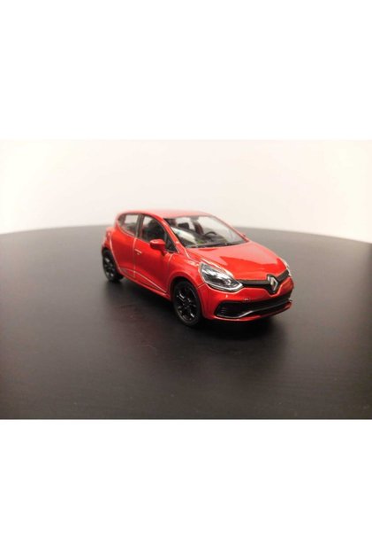1:36 Scale Renault Clio Diecast Pull Drop Model Car (Red)