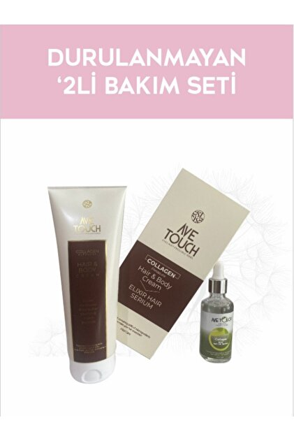 AVE TOUCH Collagen Hair & Body Krem 200 ml & Collagen Elixir Hair
