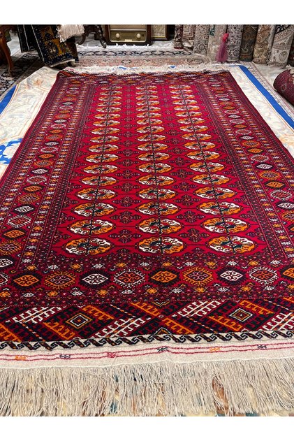 El Dokuma Türkmen Halısı 2.65x1.55