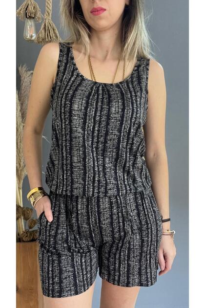 WOMEN'S SHORTS AND STRAP JUMPSUIT
