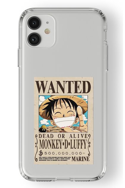 One Piece Design Printed Transparent Case Compatible with iPhone 11
